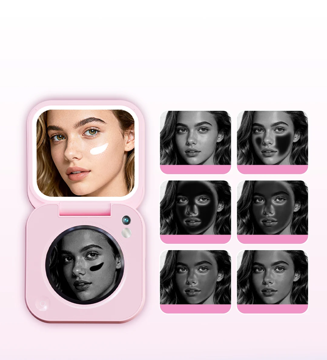 Exclusive UV LOOK technology captures areas requiring sunscreen