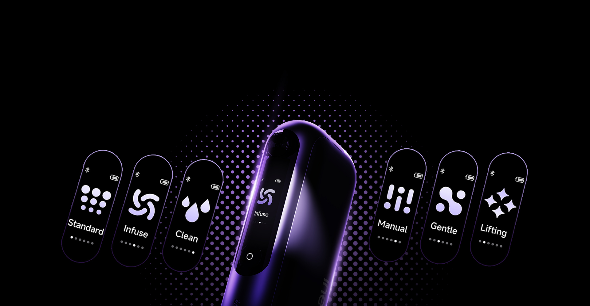 NanoHydra Pro five intensity modes