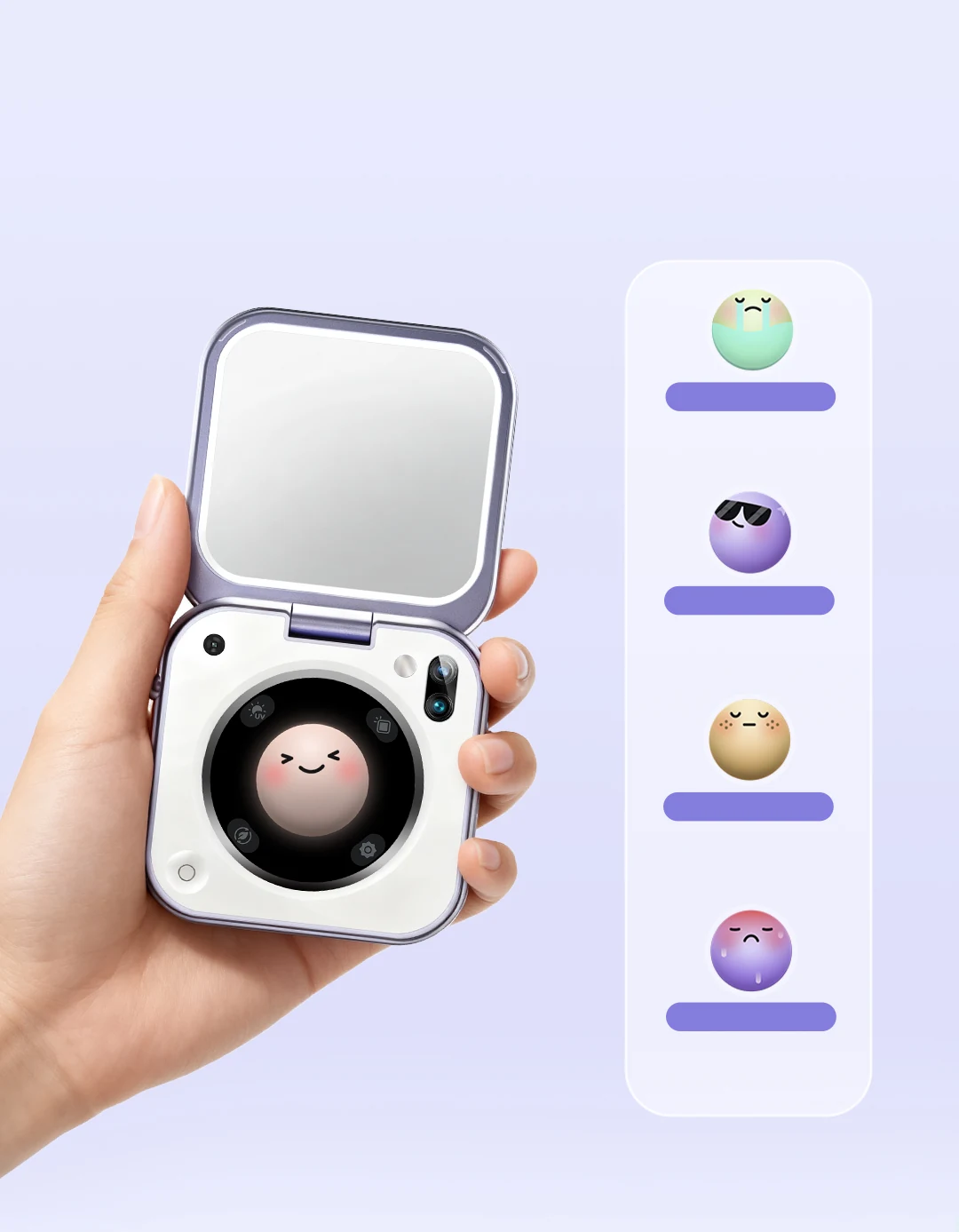 Real-time detection and smart reminders for humidity, dryness, sun protection and UV levels